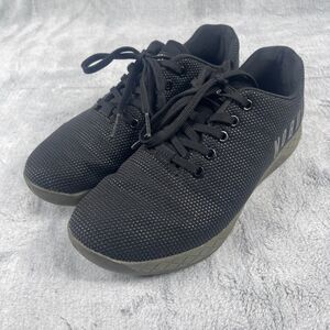 Nobull Unisex Black Gray Trainers Super Fabric Shoes Mens Sz 8 Womens 9.5